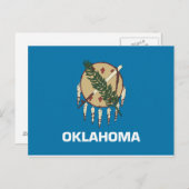 Oklahoma Flag Postkarte (Vorne/Hinten)