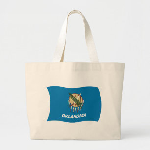 Oklahoma-Flag-Tasche Jumbo Stoffbeutel