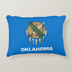 Oklahoma Flag Zierkissen
