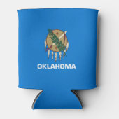 Oklahoma-Flagge, amerikanische Staatsflagge Dosenkühler (Vorderseite)