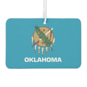 Oklahoma-Flagge Autolufterfrischer (Rückseite)
