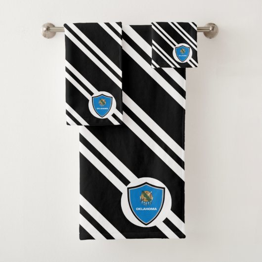 Oklahoma-Flagge Badhandtuch Set (Insitu)