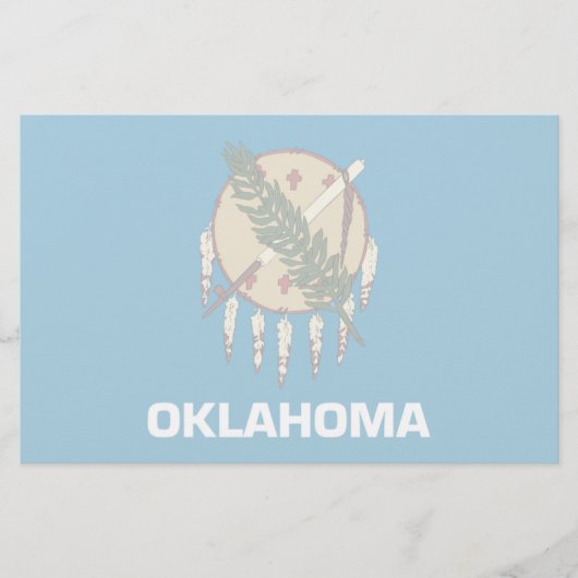 Oklahoma-Flagge Briefpapier (Vorderseite)