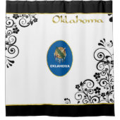 Oklahoma-Flagge Duschvorhang (Vorderseite)