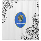 Oklahoma-Flagge Duschvorhang (Vorderseite)