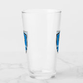 Oklahoma-Flagge Glas (Links)