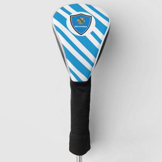 Oklahoma-Flagge Golf Headcover (Vorderseite)