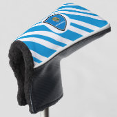 Oklahoma-Flagge Golf Headcover (3/4 Vorderseite)