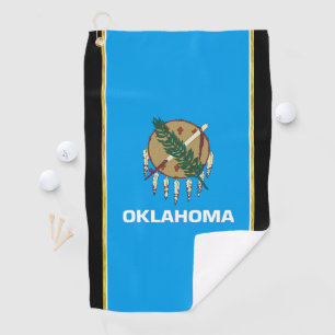 Oklahoma-Flagge Golfhandtuch