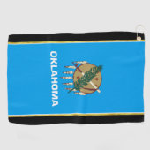 Oklahoma-Flagge Golfhandtuch (Horizontal)