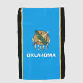 Oklahoma-Flagge Golfhandtuch (Vorderseite)