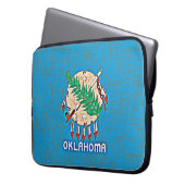 OKLAHOMA-FLAGGE LAPTOPSCHUTZHÜLLE (Vorderseite Links)