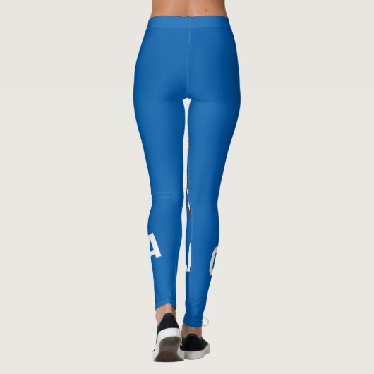 Oklahoma-Flagge Leggings (Rückseite)