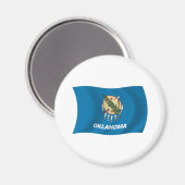 Oklahoma-Flagge-Magnet Magnet (Vorderseite/Rückseite)