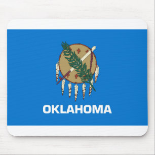 Oklahoma-Flagge Mousepad