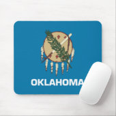 Oklahoma-Flagge Mousepad (Mit Mouse)