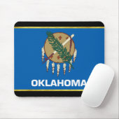 Oklahoma-Flagge Mousepad (Mit Mouse)