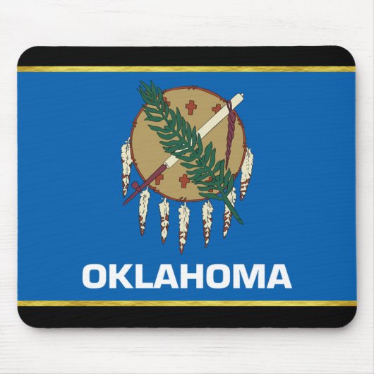 Oklahoma-Flagge Mousepad (Vorne)