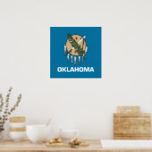 Oklahoma-Flagge Poster (Küche)