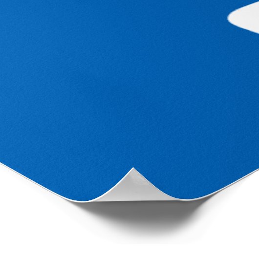 Oklahoma-Flagge Poster (Ecke)