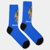 Oklahoma-Flagge Socken (Rechts)