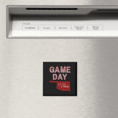Oklahoma Football Game Day Vibes Fall Tailgate Magnet (In Situ (Geschirrspüler))