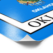 Oklahoma Fotodruck (Ecke)