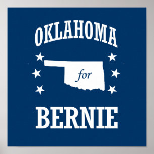 OKLAHOMA FÜR BERNIE SANDERS POSTER