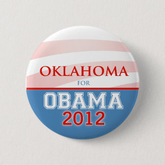 OKLAHOMA für Obama 2012 Button