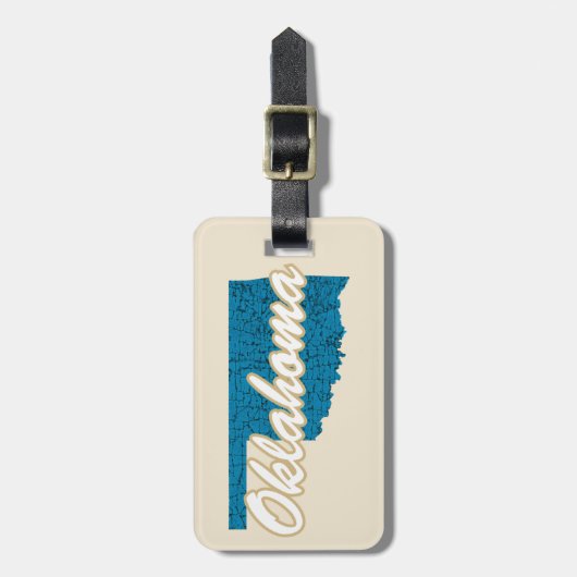 Oklahoma Gepäckanhänger (Vorderseite vertikal)