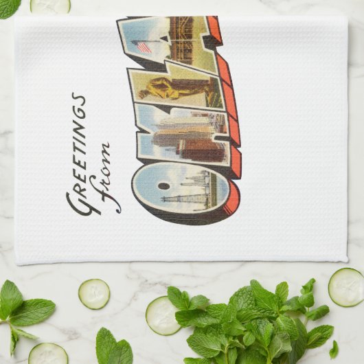 Oklahoma Geschirrtuch (Gefaltet)