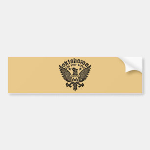 Oklahoma Get Your Kicks Route 66 Autoaufkleber