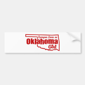 Oklahoma Girl Autoaufkleber