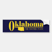 Oklahoma Gold Autoaufkleber (Vorne)