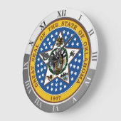 Oklahoma Große Wanduhr (Winkel)