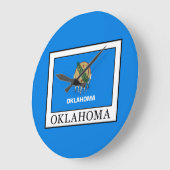 Oklahoma Große Wanduhr (Winkel)