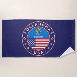 Oklahoma heiratet zu sticker, phone strandtuch