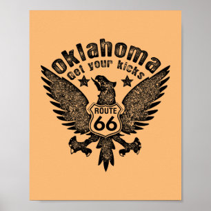 Oklahoma hol dir deinen Kick Poster