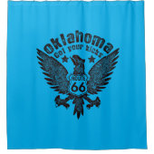 Oklahoma holen Sie Ihre Kicks Duschvorhang (Vorderseite)