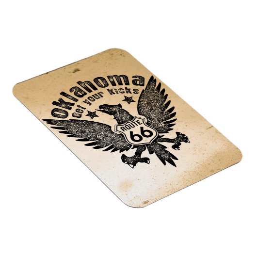 Oklahoma holen Sie Ihre Kicks Magnet (Rechte Seite)