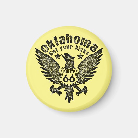 Oklahoma holen Sie Ihre Kicks Magnet (Vorne)