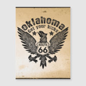 Oklahoma holen Sie Ihre Kicks Magnetkarte (Vorderseite)