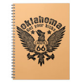 Oklahoma holen Sie Ihre Kicks Notizblock (Vorderseite)