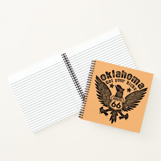 Oklahoma holen Sie Ihre Kicks Notizblock (Innenseite)
