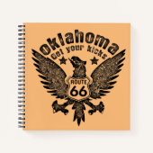 Oklahoma holen Sie Ihre Kicks Notizblock (Vorderseite)