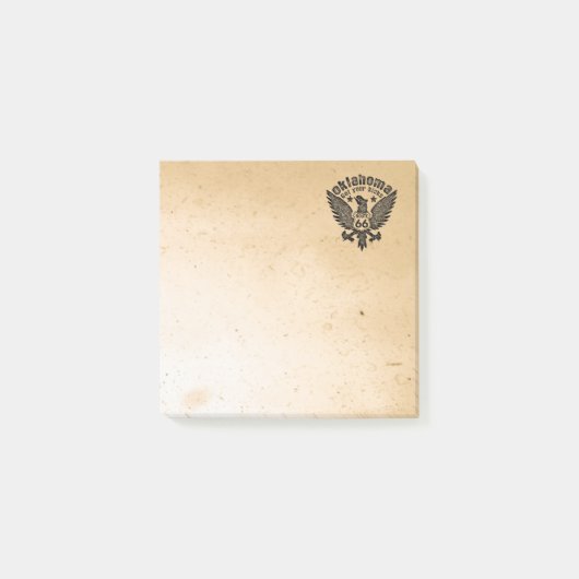 Oklahoma holen Sie Ihre Kicks Post-it Klebezettel (Vorderseite)