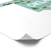 Oklahoma Icon-Sehenswürdigkeit Poster (Ecke)