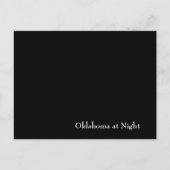 Oklahoma in der Nacht Postkarte (Vorderseite)
