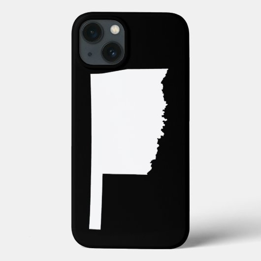 Oklahoma in Weiß und Schwarz Case-Mate iPhone Hülle (Rückseite)