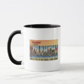 Oklahoma (Indischer Staat von Will Rodgers) Tasse (Links)